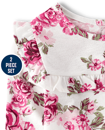 Toddler Girls Floral 2-Piece Set