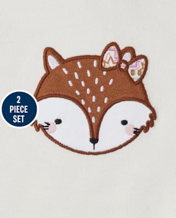 Ensemble 2 pièces Chipmunk pour bébé fille