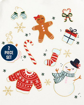 Toddler Girls Christmas 2-Piece Set