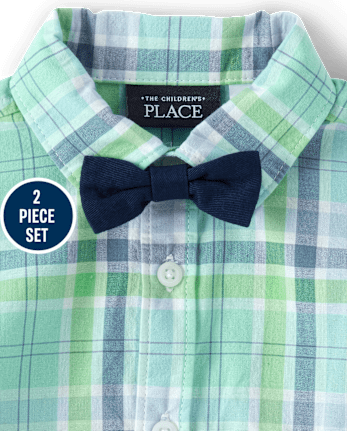 Baby Boys Dad And Me Plaid Poplin Outfit Set