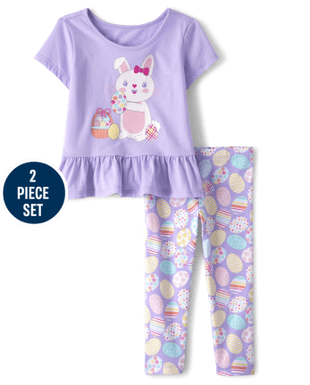 Toddler Girls Easter 2-Piece Set