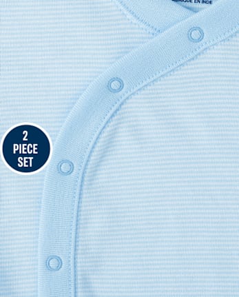 Baby Boys Striped 2-Piece Set Take Me Home Set