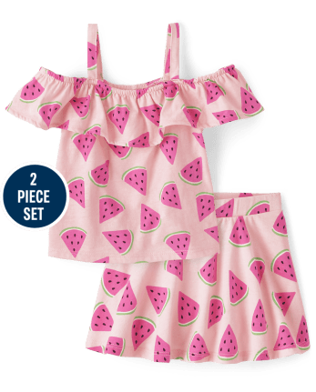 Toddler Girls Watermelon 2-Piece Set