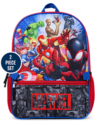 Boys Avengers Backpack 2-Piece Set