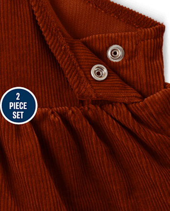 Toddler Girls Pumpkin 2-Piece Set