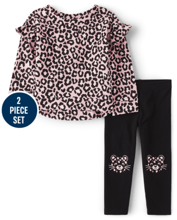 Toddler Girls Leopard 2-Piece Set