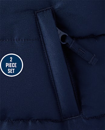 Toddler Boys Colorblock 2-Piece Snow Set