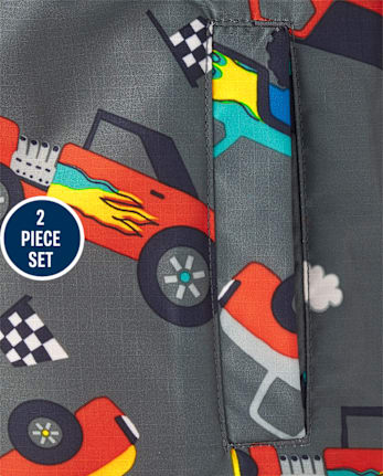 Juego de nieve de 2 piezas Racecar para niños pequeños