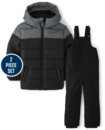 Boys Colorblock 2-Piece Snow Set