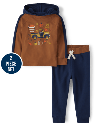 Baby And Toddler Boys Truck 2-Piece Set