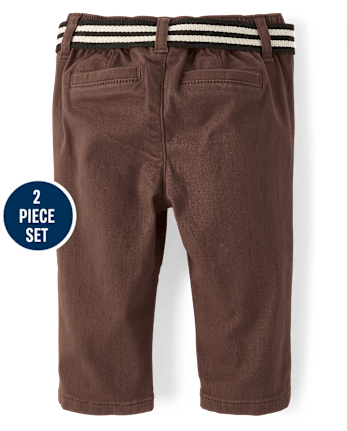 Baby Boys Matching Family Plaid 2-Piece Outfit Set