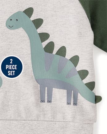 Baby Boys Dino 2-Piece Playwear Set