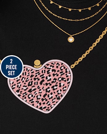 Baby Girls Leopard 2-Piece Playwear Set