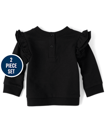 Baby Girls Leopard 2-Piece Playwear Set