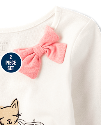 Toddler Girls Paris 2-Piece Outfit Set