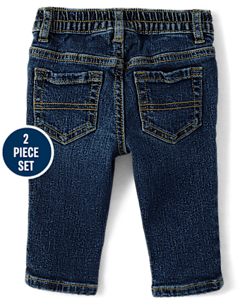 Conjunto Bebé Niño Popelina Cuadros 2 Piezas