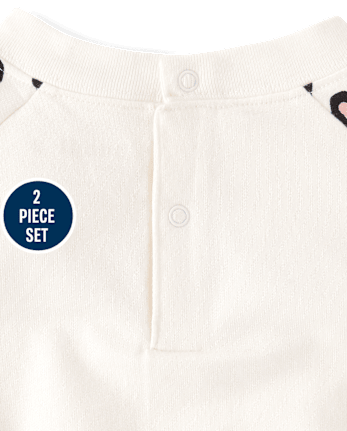 Baby Girls Cat 2-Piece Playwear Set