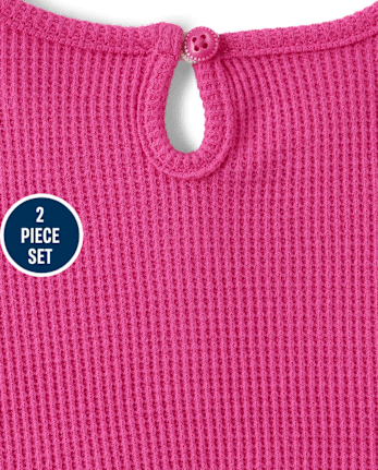 Vestido tipo body térmico Fairisle para bebé niña, paquete de 2