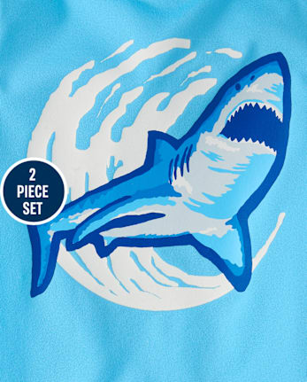 Baby And Toddler Boys Graphic Rashguard Swimsuit