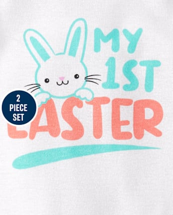 Baby My 1st Easter 2-Piece Playwear Set