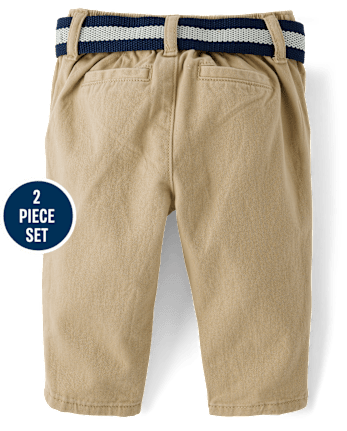 Baby Boys Dad And Me Striped Poplin 2-Piece Outfit Set