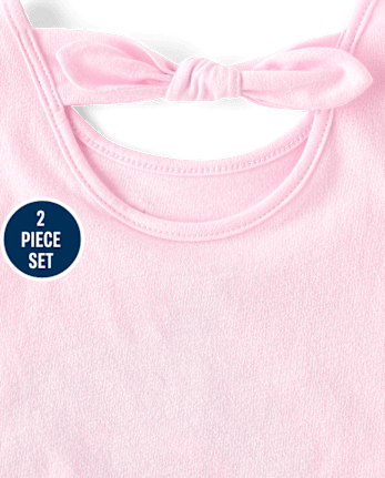 Toddler Girls Dolphin 2-Piece Outfit Set