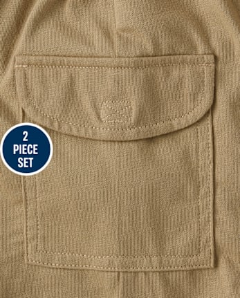 Conjunto de traje de 2 piezas Safari Tree para bebés y niños pequeños