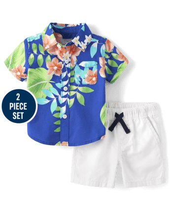 Baby boy tropical outfit 2025