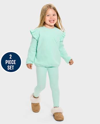 Toddler Girls Heart 2-Piece Outfit Set