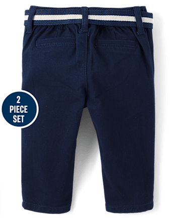 Conjunto de traje de 2 piezas a cuadros para bebés niños