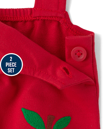 Baby Girls Apple 2-Piece Playwear Set