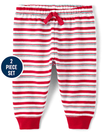 Baby First Christmas 2-Piece Playwear Set