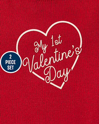 Baby First Valentine's Day 2-Piece Playwear Set