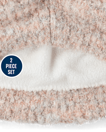 Girls Owl 2-Piece Cold Weather Set