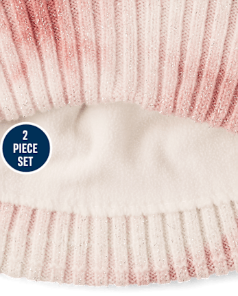 Girls Tie Dye 2-Piece Cold Weather Set