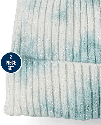 Girls Tie Dye 2-Piece Cold Weather Set