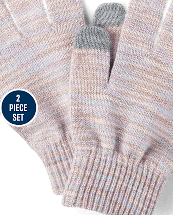Girls Space Dye 2-Piece Cold Weather Set