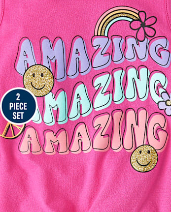 Toddler Girls Amazing 2-Piece Outfit Set