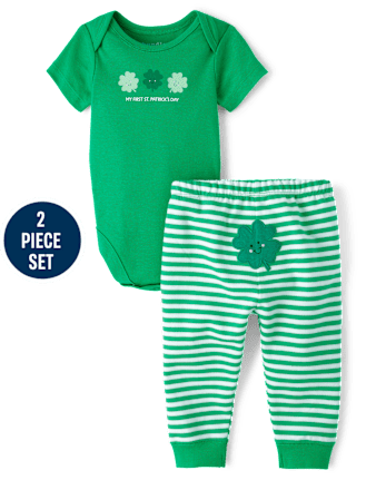 Baby First St. Patrick's Day 2-Piece Playwear Set