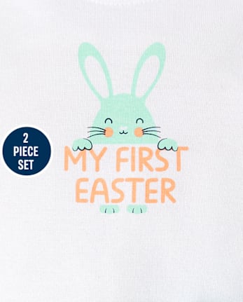 Ensemble de vêtements de jeu 2 pièces pour bébé Premier Pâques