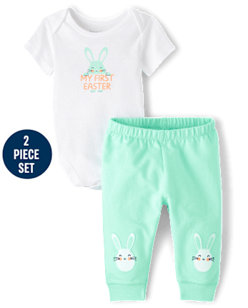 Baby First Easter 2-Piece Playwear Set