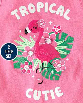 Toddler Girls Animal 2-Piece Outfit Set