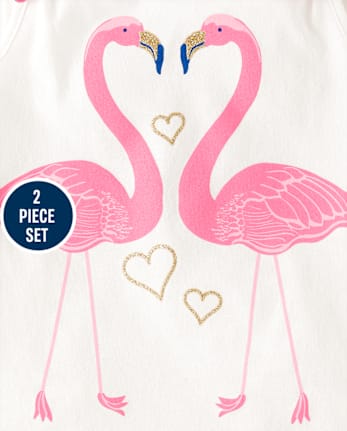 Toddler Girls Animal 2-Piece Outfit Set