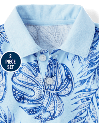 Baby Boys Matching Family Tropical 2-Piece Outfit Set