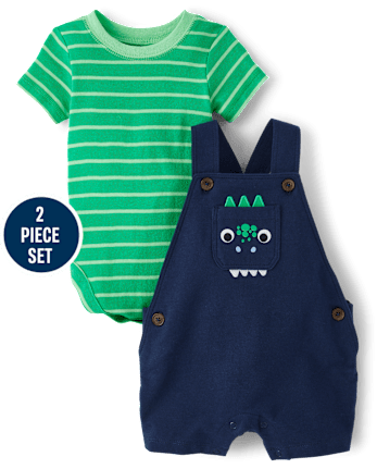 Baby Boys Dino 2-Piece Playwear Set