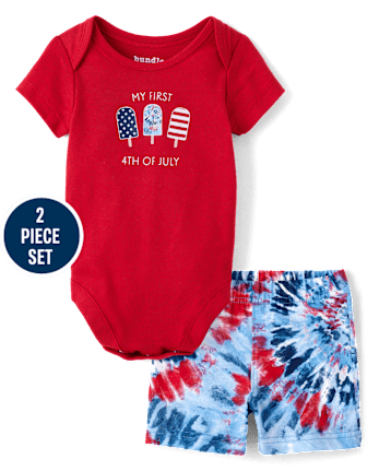 Baby First Fourth Of July 2-Piece Playwear Set