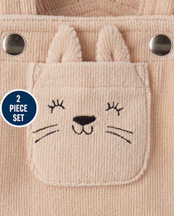 Ensemble de jeu 2 pièces jupe léopard pour bébé fille