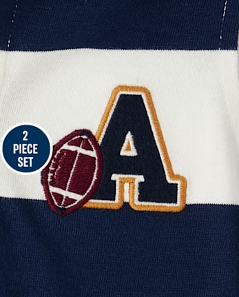 Baby And Toddler Boys Varsity 2-Piece Outfit Set