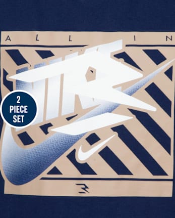 Boys Nike 3BRANDâ¢ by Russell Wilson Graphic 2-Piece Outfit Set