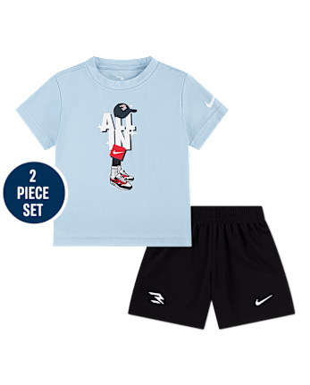 Toddler Boys Nike 3BRAND by Russell Wilson All In Graphic 2-Piece Outfit Set